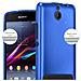 Custodia Compatibile Con Sony Xperia E1 In Blu Metallico - Coperchio Protettivo In Silicone Tpu Flessibile - Foto miniatura 6