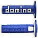Coppia Manopole In Gomma Scritta Grande Modello A360 In Gomma Bicolore Blu / Bianco Per Moto Off Road Cross / Enduro Lunghezza: 120 Mm Codice Prodotto A36041c4846a7-0 - Foto miniatura 1