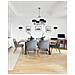 Lampadario Multibraccio A 4 Luci Finitura Argento Imperiale, G9 - Foto miniatura 2
