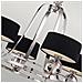 Lampadario Multibraccio A 4 Luci Finitura Argento Imperiale, G9 - Foto miniatura 6