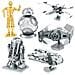 6 Modelli In Metallo 3d Di Star Wars - Foto miniatura 1