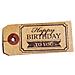Etichette Kraft + Timbro Di Legno 'happy Birthday' - Foto miniatura 1