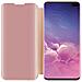 Custodia Compatibile Con Samsung Galaxy S10 Plus In Kunzit Rosa - Clear View Specchio Coperchio Protettivo Con Funzione Di Supporto Protezione A 360 Gradi - Foto miniatura 2