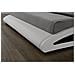 Brixton Struttura Letto In Similpelle Bianca Con Led 160x200 Cm - Foto miniatura 3