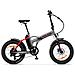 Bicicletta Elettrica Pieghevole Mini Max FatBike Velocità Max 25 km /h Autonomia 70 km Display LCD Luce LED Potenza 250 W Colore Rosso /Grigio - Foto miniatura 2
