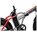 Bicicletta Elettrica Pieghevole Mini Max FatBike Velocità Max 25 km /h Autonomia 70 km Display LCD Luce LED Potenza 250 W Colore Rosso /Grigio - Foto miniatura 11