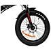 Bicicletta Elettrica Pieghevole Mini Max FatBike Velocità Max 25 km /h Autonomia 70 km Display LCD Luce LED Potenza 250 W Colore Rosso /Grigio - Foto miniatura 12