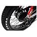 Bicicletta Elettrica Pieghevole Mini Max FatBike Velocità Max 25 km /h Autonomia 70 km Display LCD Luce LED Potenza 250 W Colore Rosso /Grigio - Foto miniatura 16