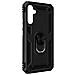 Cover Per Samsung A34 5g Anti-urto Ibrida Anello Sostegno Funzione Supporto Nera - Foto miniatura 1