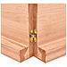 Piano Tavolo Marrone Chiaro 140x50x (2-6) cm Rovere Non Trattato - Foto miniatura 9