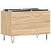Mobile Porta Dischi Rovere Sonoma 74,5x38x48 Legno Multistrato - Foto miniatura 2