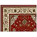 Tappeto Salotto Camera Velour Antiscivolo Mod. Tabriz Suardi Vari Colori 115x175cm Rosso - Foto miniatura 4