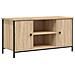 Mobile Porta Tv Rovere Sonoma 100x40x50 Cm In Legno Multistrato - Foto miniatura 2