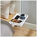Vassoio Da Letto Mensole Per Camerette Comodino Piccolo Portaoggetti Sul Comodino Bianco Nkd01-w - Foto miniatura 5