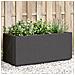 Fioriera Da Giardino Grigio Scuro 80x36x35 Cm In Pp - Foto miniatura 1