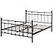 Letto Metallo Lynx 140 X 200 Cm Nero - Foto miniatura 8
