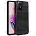Custodia B-case Tpu Silicone Cover Case Per Xiaomi Redmi Note 12s Carbon Metal Black - Foto miniatura 1