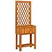 Fioriera Con Traliccio E Ripiano 55x29,5x152 Cm In Legno Acacia - Foto miniatura 2
