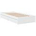 Giroletto Con Cassetti Bianco 90x190 Cm In Legno Multistrato - Foto miniatura 1