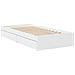 Giroletto Con Cassetti Bianco 90x190 Cm In Legno Multistrato - Foto miniatura 4