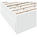 Giroletto Con Cassetti Bianco 90x190 Cm In Legno Multistrato - Foto miniatura 6