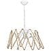 Lampada A Sospensione  Evren Asz1030 3 Luci Metallo Bianco E Corda - Foto miniatura 1