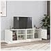 Mobili Tv 2 Pz Bianchi 67x39x44 Cm In Acciaio - Foto miniatura 1