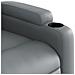 Poltrona Reclinabile Grigia in Similpelle - Foto miniatura 8