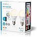Confezione Da 2 Lampadine Connesse Wi-fi Led Rgb 9w 806lm E27 In Plastica, Bianco - Foto miniatura 3