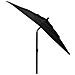 Lusso Casadino -  Ombrellone A Sbalzo 3 Livelli Palo Alluminio 2,5x2,5 M Nero - Foto miniatura 4