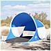 Tenda da Spiaggia Pop-Up Azzurra Impermeabile - Foto miniatura 2