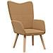 Poltrona Rilassante  Beige in Tessuto Simil Lana Riccia - Foto miniatura 1