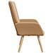 Poltrona Rilassante  Beige in Tessuto Simil Lana Riccia - Foto miniatura 5