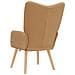 Poltrona Rilassante  Beige in Tessuto Simil Lana Riccia - Foto miniatura 6