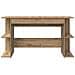 Scrivania rovere artigianale 140 x 50 x 75 cm Legno multistrato - Foto miniatura 5