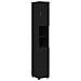 Set di mobili per il bagno 5 pcs Nero 30 x 35 x 192 cm - Foto miniatura 8