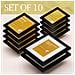 Set Di 10 Cornici In Legno Mdf Con Vetro Acrilico Per Foto, Poster, Quadri E Decorazioni Per Il Soggiorno, La Camera Da Letto O L'ufficio Nero Set 2 In 20x25, Set 4 In 13x18, Set 4 In 10x15 Cm - Foto miniatura 6