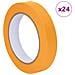 Nastri Adesivi per Pittori 24 pcs Giallo 19mm x 50m Carta - Foto miniatura 1