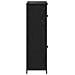 Credenza Rovere Nero 62 x 32 x 106,5 cm Legno multistrato - Foto miniatura 7