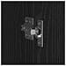 Credenza Rovere Nero 62 x 32 x 106,5 cm Legno multistrato - Foto miniatura 9