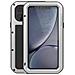 Cover per iPhone 11 Pro - Silicone+Vidrio+Metallo, Argento - Foto miniatura 1