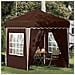 Tenda per feste a pop-up 195 x 195 x 245 cm Marrone - Foto miniatura 2