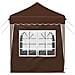 Tenda per feste a pop-up 195 x 195 x 245 cm Marrone - Foto miniatura 8