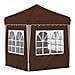 Tenda per feste a pop-up 195 x 195 x 245 cm Marrone - Foto miniatura 9
