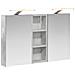 Set di Armadi da Bagno con lo scaffale 3 pcs 80 x 10,5 x 50 cm - Foto miniatura 1