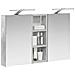 Set di Armadi da Bagno con lo scaffale 3 pcs 80 x 10,5 x 50 cm - Foto miniatura 3