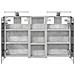 Set di Armadi da Bagno con lo scaffale 3 pcs 80 x 10,5 x 50 cm - Foto miniatura 7