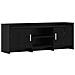 Mobile TV 130 x 33 x 47 cm Rovere Nero Legno ingegnerizzato - Foto miniatura 1