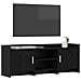 Mobile TV 130 x 33 x 47 cm Rovere Nero Legno ingegnerizzato - Foto miniatura 2