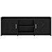 Mobile TV 130 x 33 x 47 cm Rovere Nero Legno ingegnerizzato - Foto miniatura 4